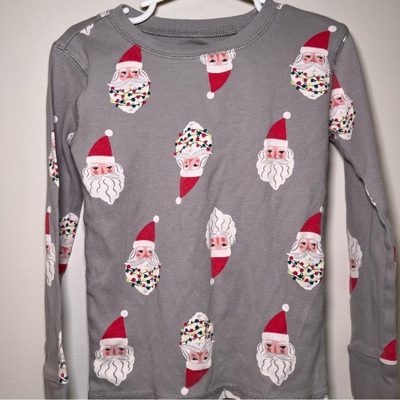 Old Navy Gray Santa Kids Pajama Set - Picture 2 of 7
